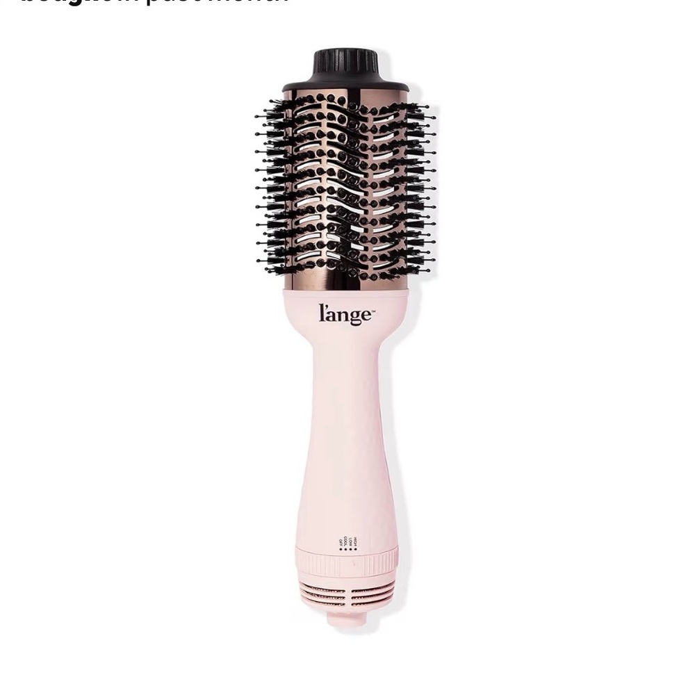 Lange Rose Gold and Pink Hot Air Round Styling Brush